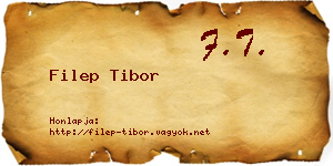 Filep Tibor névjegykártya